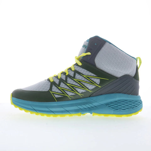 Hi-Tec Demolisher Mid CH80046M-SG Mens Gray Synthetic Lace Up Hiking Boots