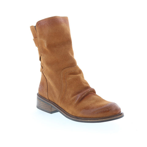 Miz Mooz Demy Womens Brown Suede Zipper Casual Dress Boots