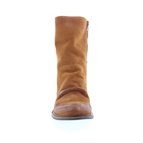Miz Mooz Demy Womens Brown Suede Zipper Casual Dress Boots