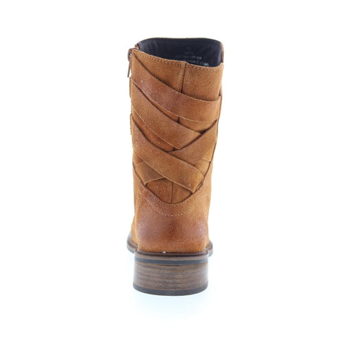 Miz Mooz Demy Womens Brown Suede Zipper Casual Dress Boots