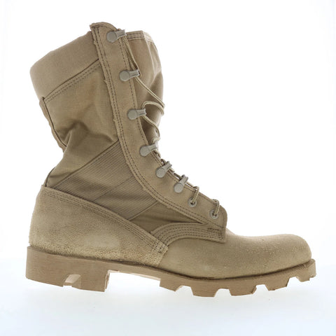 Altama Desert Made In USA 4156 Mens Beige Suede Lace Up Tactical Boots