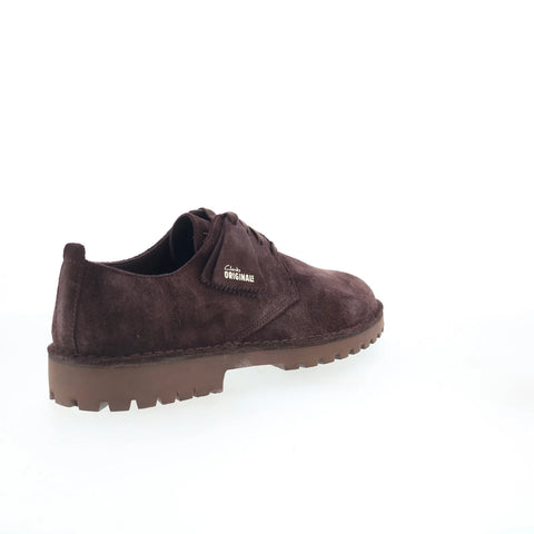Clarks Desert Rock LO 26177798 Mens Brown Oxfords & Lace Ups Plain Toe Shoes