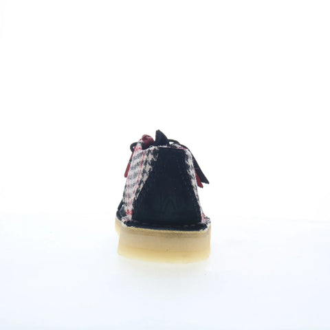 Clarks Desert Trek 26182799 Womens Black Suede Oxford Flats Shoes