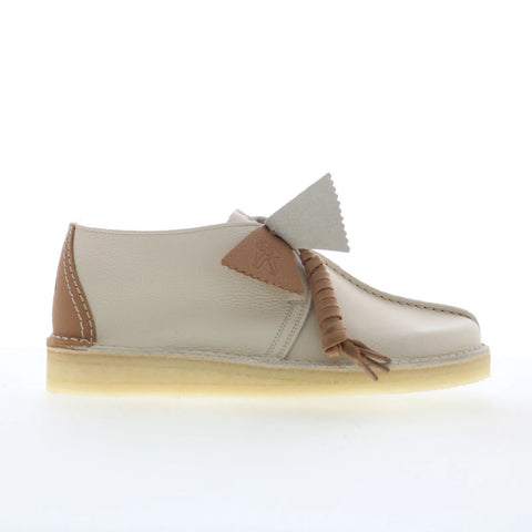 Clarks Desert Trek 26185660 Mens White Oxfords & Lace Ups Casual Shoes