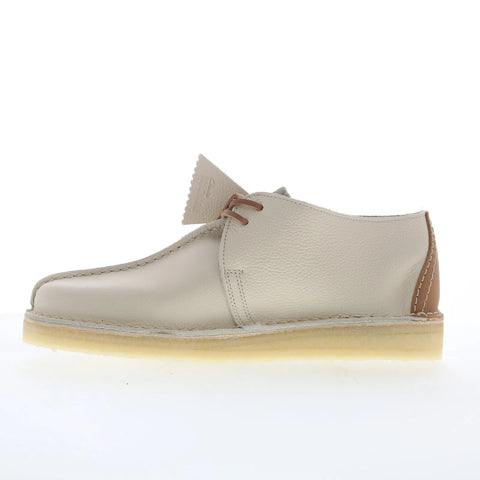Clarks Desert Trek 26185660 Mens White Oxfords & Lace Ups Casual Shoes