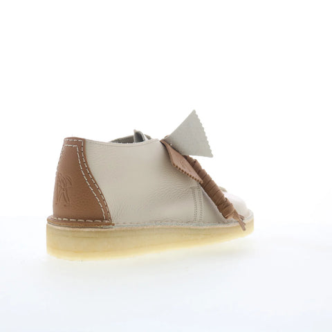 Clarks Desert Trek 26185660 Mens White Oxfords & Lace Ups Casual Shoes