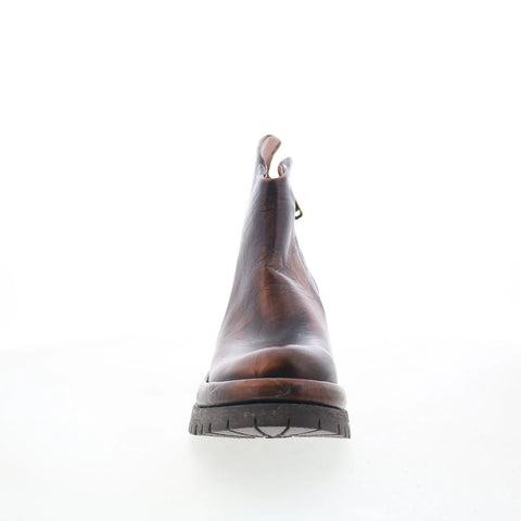A.S. 98 Devin Womens Brown Leather Zipper Casual Dress Boots