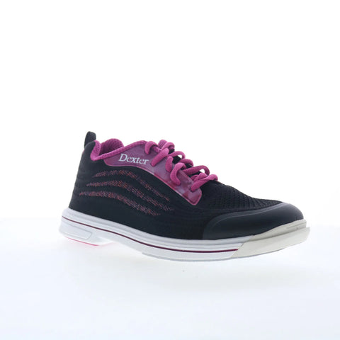 Dexter Dexlite Knit DW0002191 Womens Black Canvas Athletic Bowling Shoes 