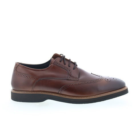 Joseph Abboud Dexter Mens Brown Oxfords & Lace Ups Wingtip & Brogue Sh