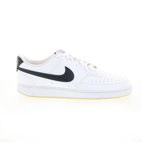 Nike Court Vision Low Next Nature Mens White Leather Lifestyle Sneakers Shoes