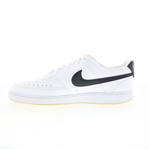 Nike Court Vision Low Next Nature Mens White Leather Lifestyle Sneakers Shoes