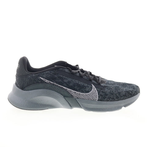 Nike SuperRep Go 3 Next Nature Flyknit Mens Black Mesh Athletic Shoes