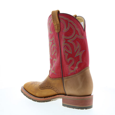 Double H Roger Square Toe I.C.E. Roper 11" Mens Brown Western Boots