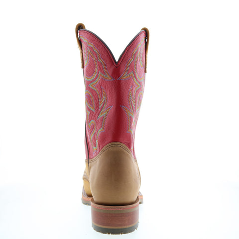 Double H Roger Square Toe I.C.E. Roper 11" Mens Brown Western Boots