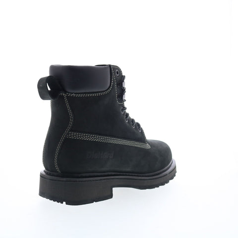 Die Hard Crusader DH60160 Mens Black Nubuck Lace Up Work & Safety Boots