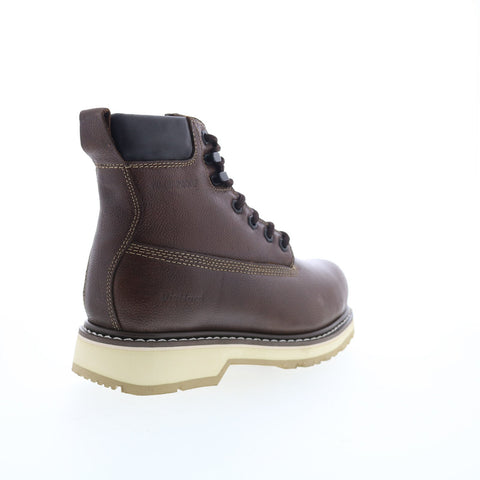 Die Hard Crusader DH60740 Mens Brown Leather Lace Up Work & Safety Boots