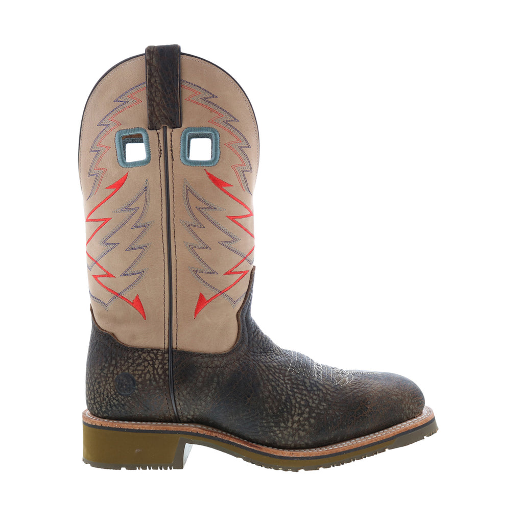 Double H Rogan Steel Toe Square Roper 11