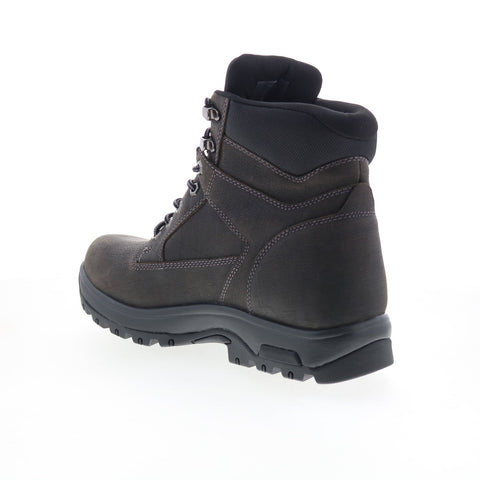 Dunham 8000Works Waterproof 6" Plain Toe Mens Gray Extra Extra Wide 6E Boots