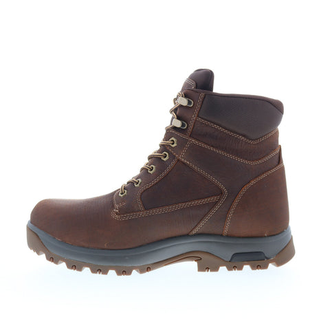 Dunham 8000Works Waterproof 6" Plain Toe Mens Brown Extra Extra Wide 6E Boots