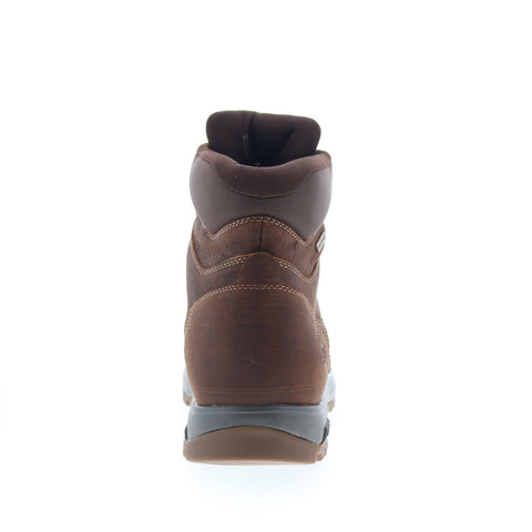 Dunham 8000Works Waterproof 6" Plain Toe Mens Brown Extra Wide 4E Boots