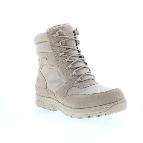 Dunham 8000Works Waterproof 8" Ubal ML04443-LNA01 Mens Beige Work Boots