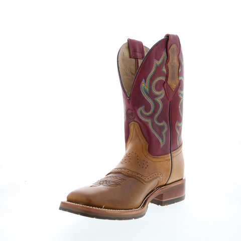 Double H Odie Wide Square Toe Roper 11" DH8556 Mens Brown Western Boots