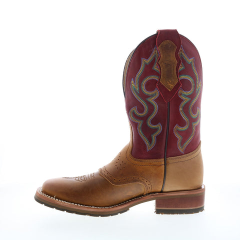 Double H Odie Wide Square Toe Roper 11" DH8556 Mens Brown Western Boots