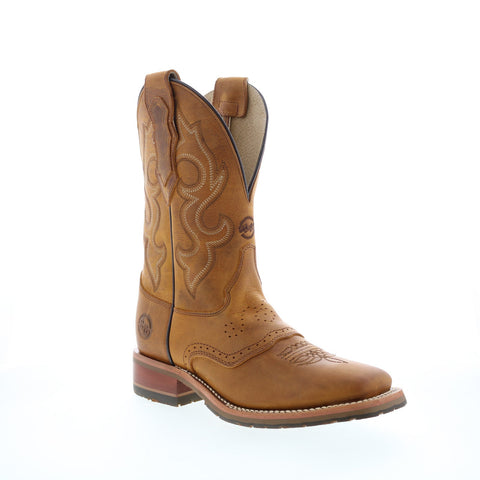 Double H Durant Wide Square Toe Roper 11" DH8560 Mens Brown Western Boots