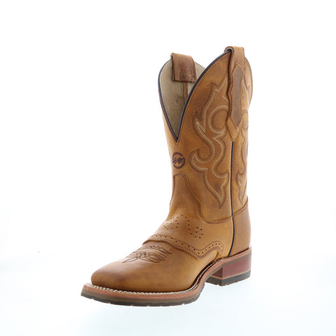 Double H Durant Wide Square Toe Roper 11" DH8560 Mens Brown Western Boots