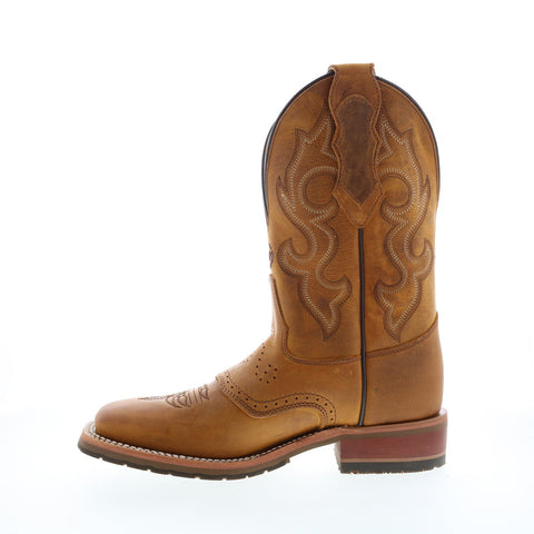 Double H Durant Wide Square Toe Roper 11" DH8560 Mens Brown Western Boots