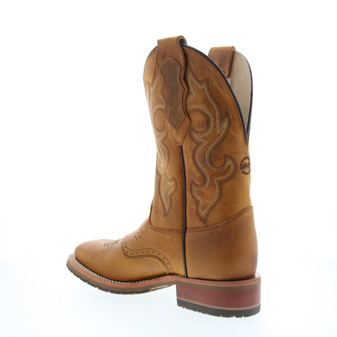 Double H Durant Wide Square Toe Roper 11" DH8560 Mens Brown Western Boots
