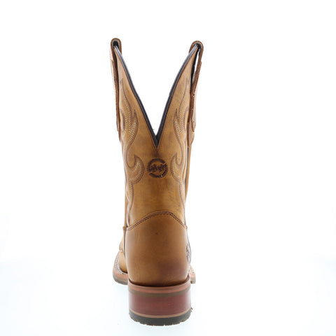 Double H Durant Wide Square Toe Roper 11" DH8560 Mens Brown Western Boots