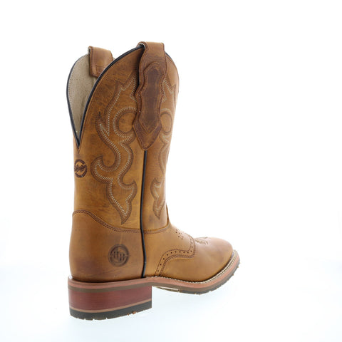 Double H Durant Wide Square Toe Roper 11" DH8560 Mens Brown Western Boots