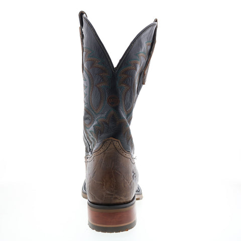 Double H Cliff Carry Pocket Square Toe Roper 12" Mens Brown Western Boots