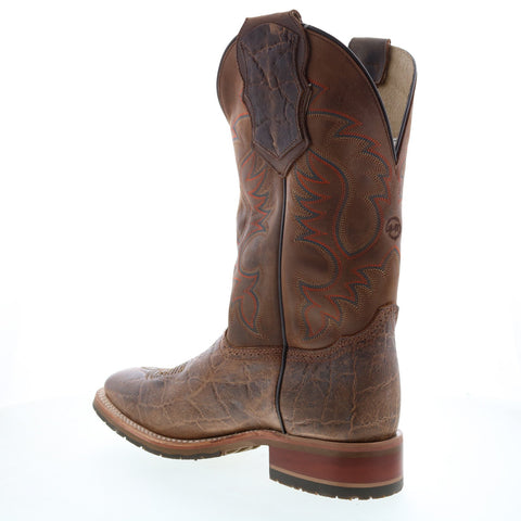 Double H Bregman Square Toe Pick-Pocket Roper 12" Mens Brown Western Boots