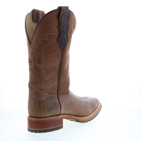 Double H Bregman Square Toe Pick-Pocket Roper 12" Mens Brown Western Boots