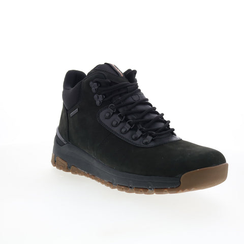 Dunham Alpine WP Lace Up Mid Mens Black Extra Wide 4E Casual Dress Boots