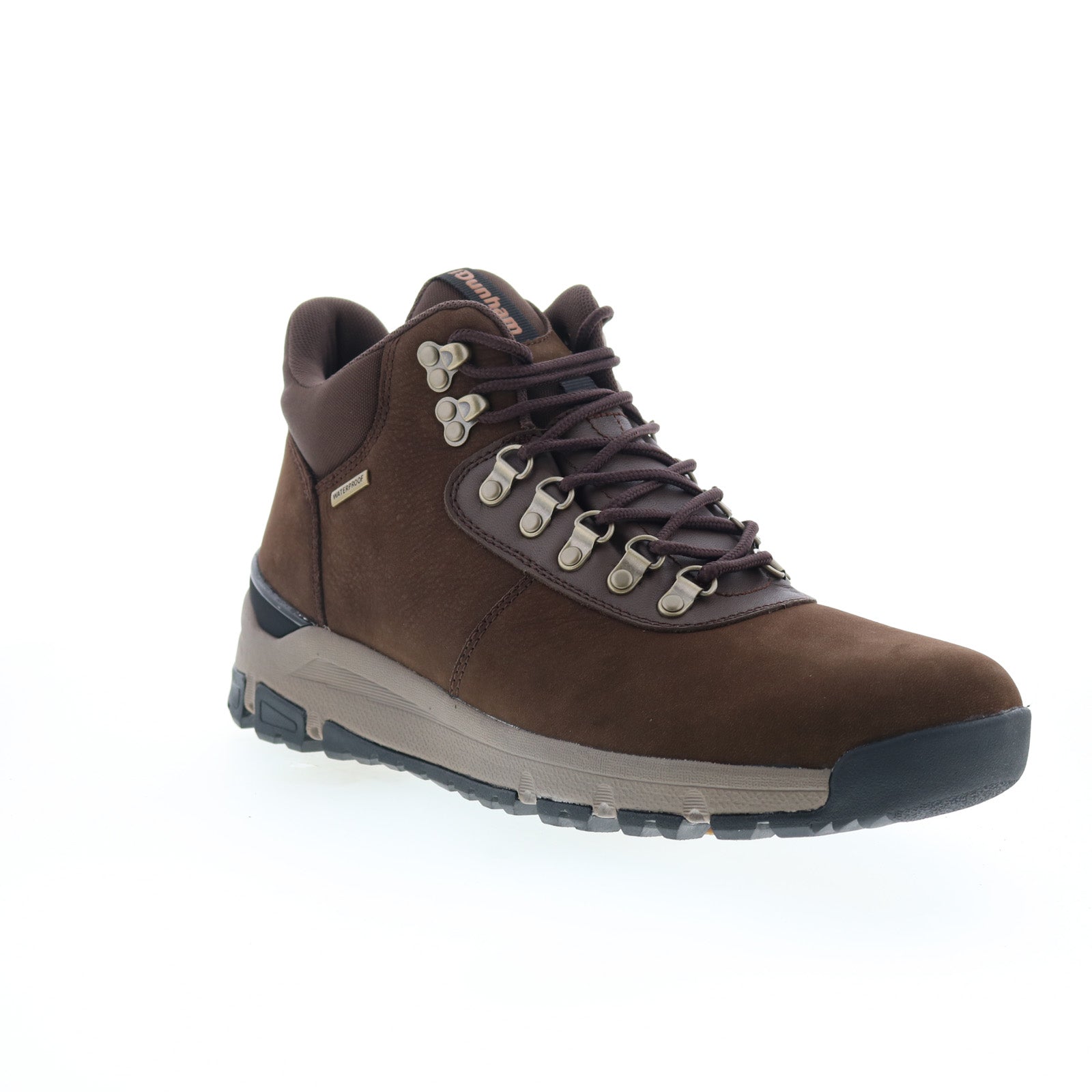Dunham Alpine Waterproof Lace Up Mid Mens Brown Casual Dress  display picture 2