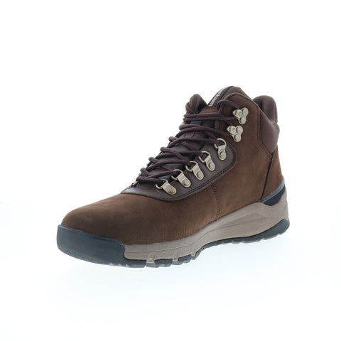 Dunham Alpine Waterproof Lace Up Mid Mens Brown Casual Dress Boots