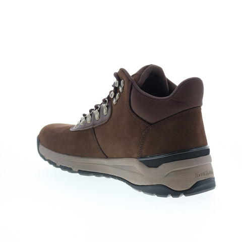Dunham Alpine Waterproof Lace Up Mid Mens Brown Extra Wide 4E Boots