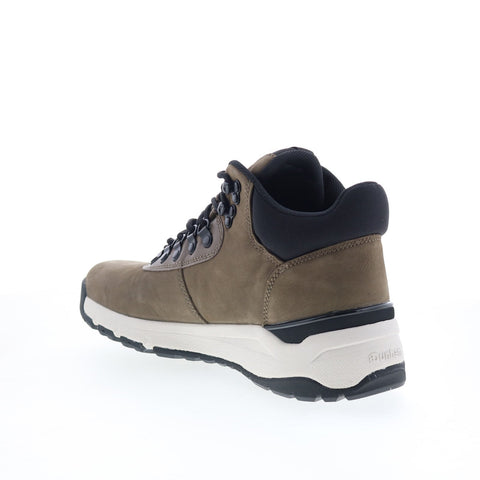 Rockport Alpine Waterproof Lace Up Mid Mens Green Casual Dress Boots