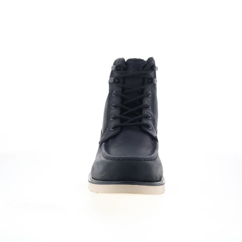 Rockport Brisco Waterproof Lace Up Mens Black Extra Wide Casual Dress Boots