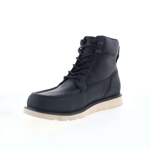 Rockport Brisco Waterproof Lace Up Mens Black Extra Wide Casual Dress Boots