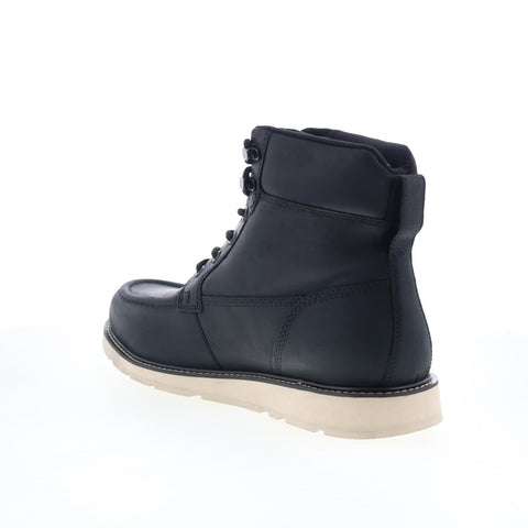 Rockport Brisco Waterproof Lace Up Mens Black Extra Wide Casual Dress Boots
