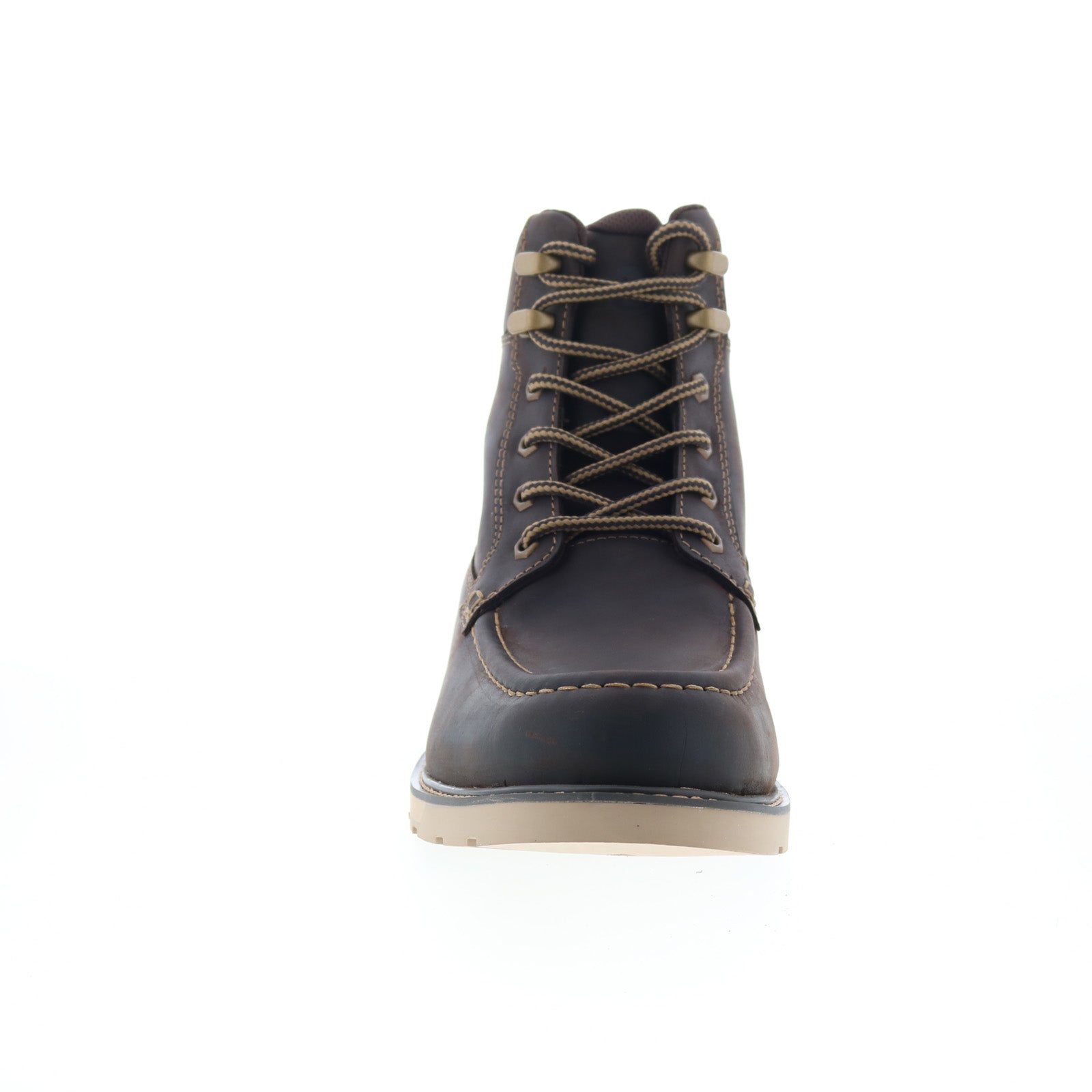 Dunham Brisco Waterproof Lace Up Mens Brown Extra Wide 4E 