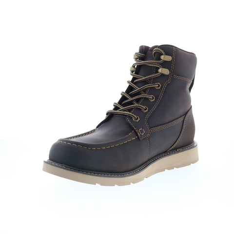 Dunham Brisco Waterproof Lace Up Mens Brown Extra Wide 4E Boots