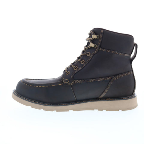 Dunham Brisco Waterproof Lace Up Mens Brown Extra Wide 4E Boots