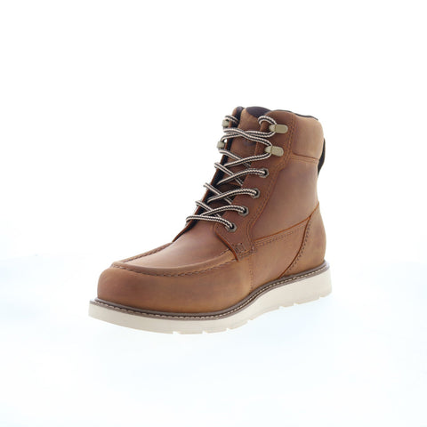 Rockport Brisco Waterproof Lace Up Mens Brown Extra Wide 4E Boots