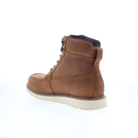 Rockport Brisco Waterproof Lace Up Mens Brown Extra Wide 4E Boots