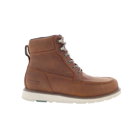Dunham Brisco WP Lace Up Mens Brown Extra Wide 4E Casual Dress Boots